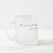 Moraliteit Matglas Koffiemok (Links)