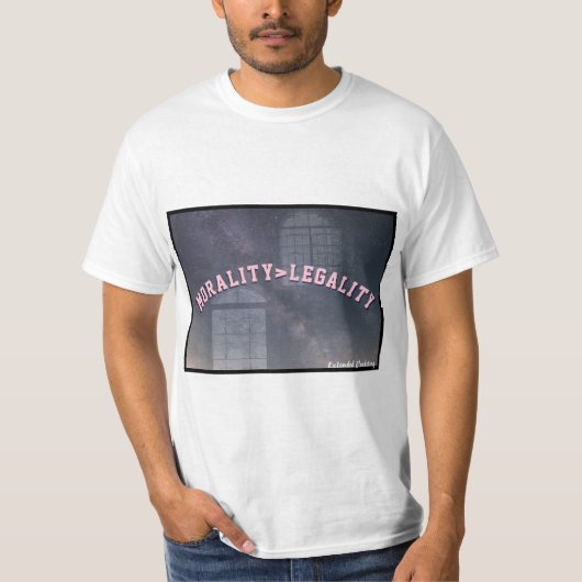 Moraliteit>Wettigheid T-shirt (Voorkant)