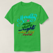 Moraliteitsdefinitie TShirt (Design voorkant)