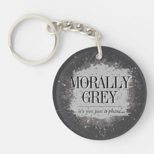 Morally Grey Geen Fase Bookish Reader Splatter Sleutelhanger