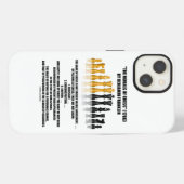 Morals van Chess Benjamin Franklin reflecterende C iPhone Hoesje (Achterkant horizontaal)