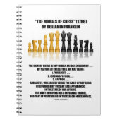 Morals van Chess Benjamin Franklin reflecterende C Notitieboek (Voorkant)