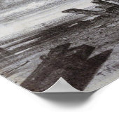 Moran - Beaching Vissen Boat 1864 Poster (Hoek)