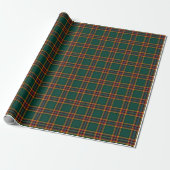 Moran Clan Tartan Ierse geruite patroon Cadeaupapier (Uitgerold)