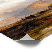 Moran Cliffs of Green River Painting Poster (Hoek)