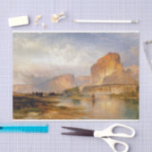 Moran Cliffs of Green River Painting Tissuepapier (Craft)