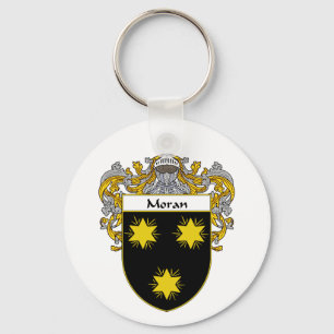 Moran Coat of Arms (gemanteld) Sleutelhanger