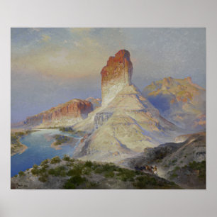 Moran - De Castle Rock Green River Wyoming Poster
