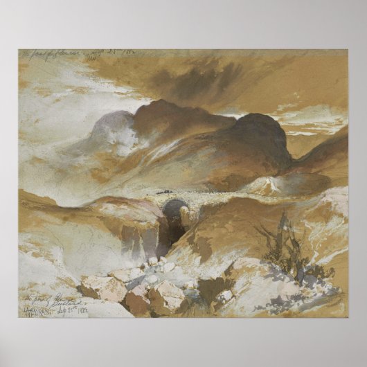 Moran - De pas van Glencoe Schotland Poster (Voorkant)