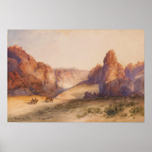 Moran - De Rots van Acoma New Mexico 1902 Poster