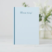 Mòran die Scottish Gaelic neemt, bedankt. Bedankkaart (Staand voorkant)