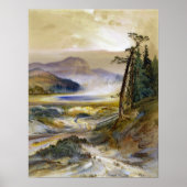 Moran - Excelsior Geyser Yellowstone Park Poster (Voorkant)