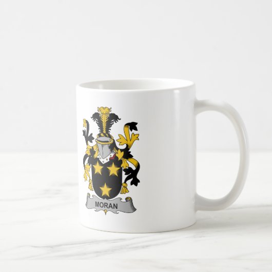 Moran Family Crest Koffiemok (Rechts)