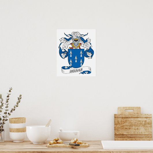 Moran Family Crest Poster (Keuken)