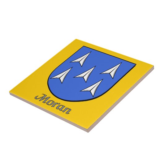 Moran Family Shield Tegeltje (Zijkant)