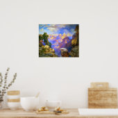 Moran - Grand Canyon met regenboog Poster (Keuken)