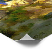 Moran - Grand Canyon met regenboog Poster (Hoek)