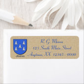 Moran Heraldic Shield Etiket (Insitu)