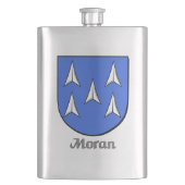 Moran Heraldic Shield Heupfles (Voorkant)