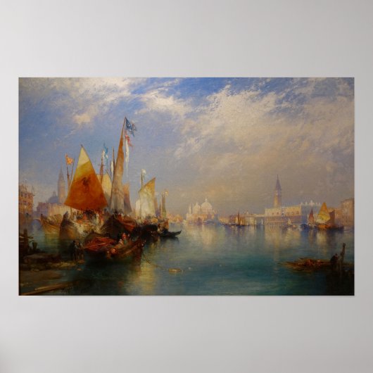 Moran - Het Grand Canal Venetië 1899 Poster (Voorkant)