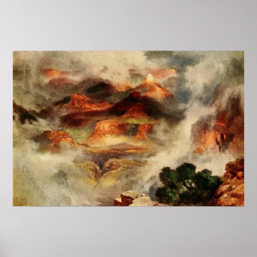 Moran - Het Yellowstone Park Poster (Voorkant)