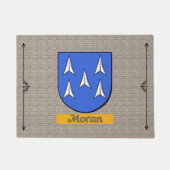 Moran Historisch Schild op Cobblestone Deurmat (Voorkant)