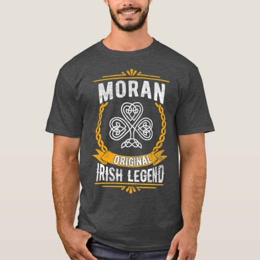 Moran Irish Name  Ireland Familienaam T-shirt (Voorkant)