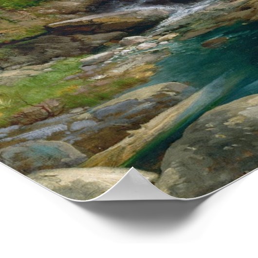 Moran - Mist in Kanab Canyon, Utah Poster (Hoek)