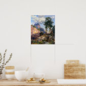 Moran - Mountain Lion in Grand Canyon Poster (Keuken)