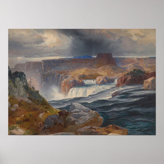 Moran - Shoshone Falls Idaho Poster (Voorkant)