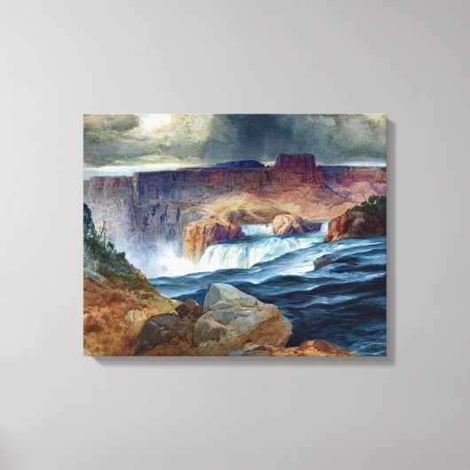 Moran Shoshone Herfsten Idaho Painting Canvas Afdruk (Voorkant)