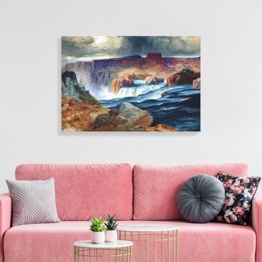 Moran Shoshone Herfsten Idaho Painting Canvas Afdruk (Insitu (Woonkamer))