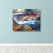Moran Shoshone Herfsten Idaho Painting Canvas Afdruk (Insitu (Houten vloer))