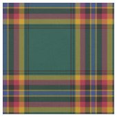 Moran Tartan Forest Green Irish Play Stof (Close Up)