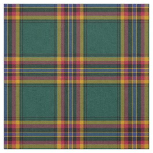Moran Tartan Forest Green Irish Play Stof (Swatch)