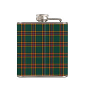 Moran Tartan Monogram Donkergroen Plaid Heupfles (Achterkant)