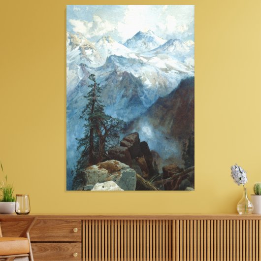 Moran Top van de Sierras Painting Canvas Afdruk (Insitu (Woonkamer))
