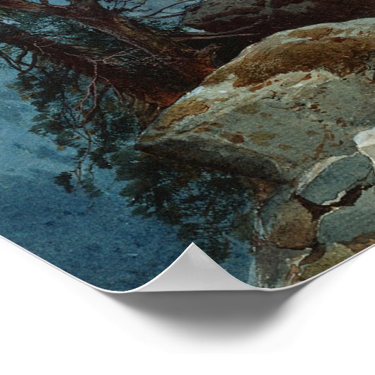 Moran Top van de Sierras Painting Poster (Hoek)