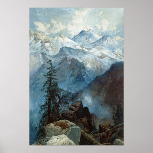 Moran Top van de Sierras Painting Poster (Voorkant)