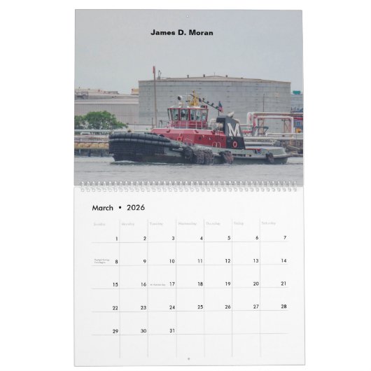 Moran Towing Calendar 2023 Kalender (Mar 2026)