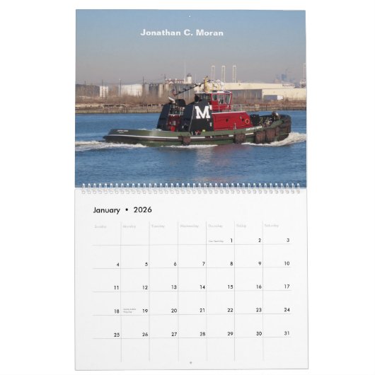 Moran Towing Calendar 2023 Kalender (Jan 2026)