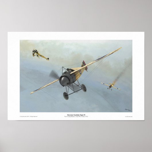 Morane-Saulnier type N Poster (Voorkant)