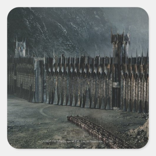 Morannon Vierkante Sticker (Voorkant)