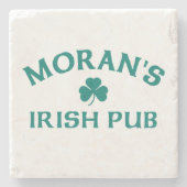 Morans Ierse Pub Stenen Onderzetter (Voorkant)