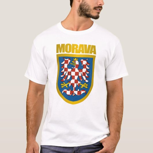 Morava (Moravië) Crest Shirten T-shirt (Voorkant)