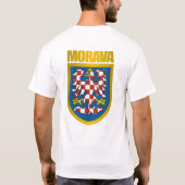 Morava (Moravië) Crest Shirten T-shirt (Achterkant)
