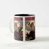 Moraviair leraar tweekleurige koffiemok (Voorkant links)