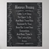 Moraviair - Religieuze oude Salem Prayer Poster (Voorkant)