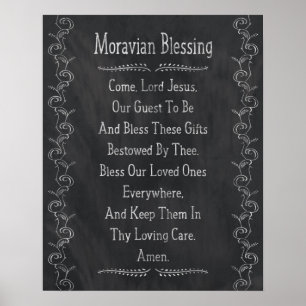 Moraviair - Religieuze oude Salem Prayer Poster