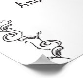 Moraviair - Religieuze oude Salem Prayer Poster (Hoek)